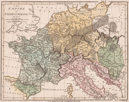 The Empire of Charlemagne 1808